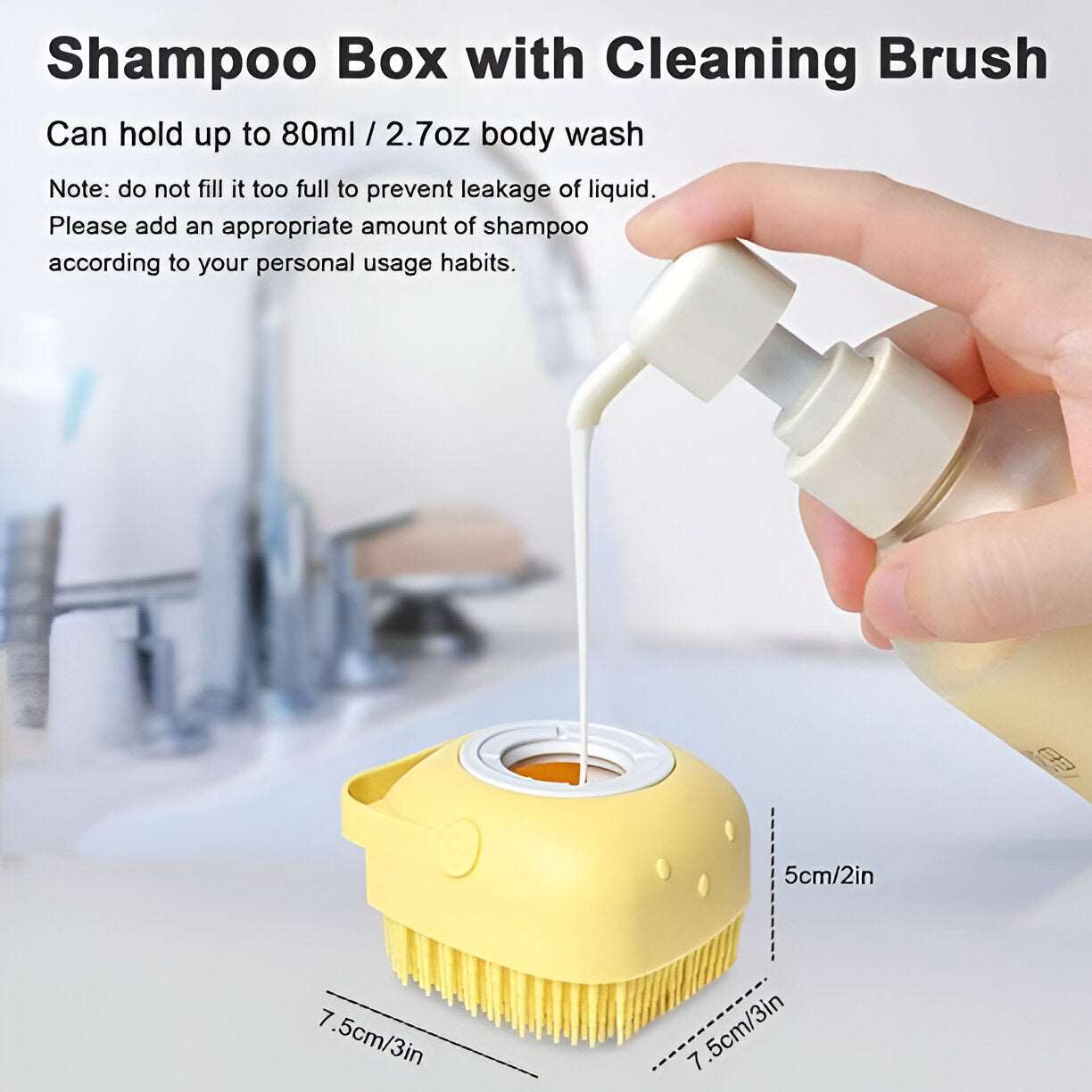 Pet Shampoo Brush - Petful Mode