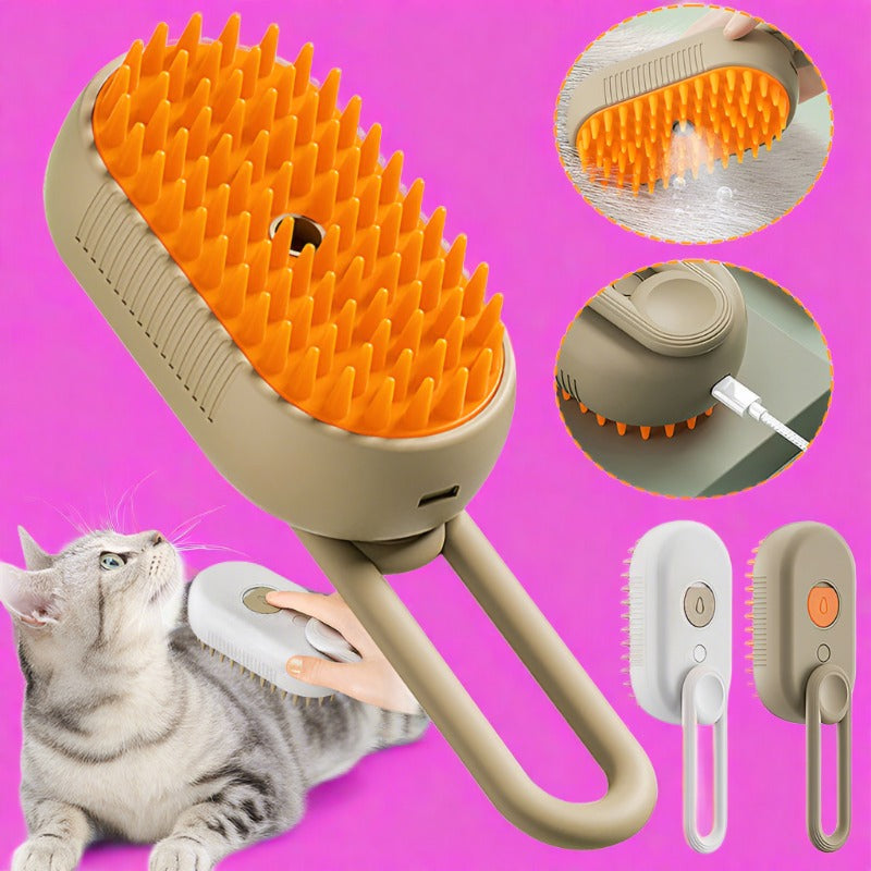 Cat Massaging Spray & Grooming Brush - Petful Mode