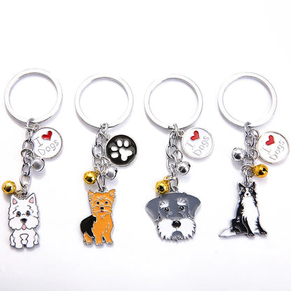 Dog Memorial Keychain Pendant Pet Parent Gift