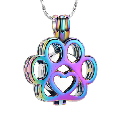 Stainless Steel Necklace Pendant Pet Urn