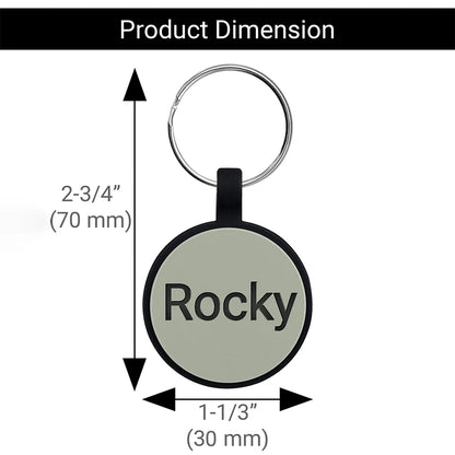 Silicone Customized Cat & Dog Pet Identification Tag