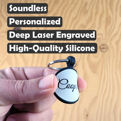 Silicone Customized Cat & Dog Pet Identification Tag