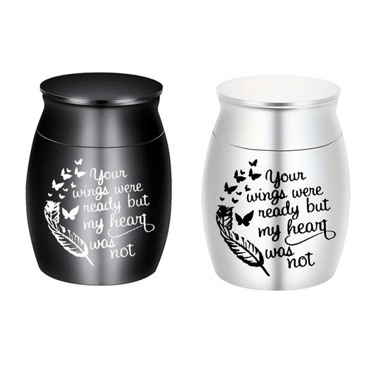 Aluminum Alloy Small Pet Keepsake Urn for Cat or Dog Ashes