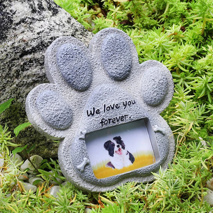 Pet Cat & Dog Resin Tombstone Memorial Indoor & Outdoor Decor