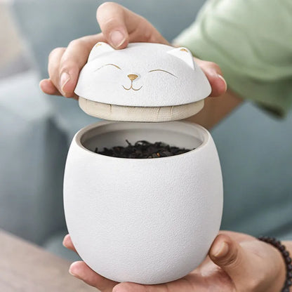 Cat Shaped Urn Memorial for Pets