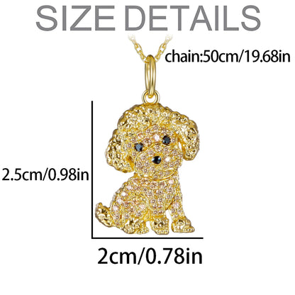 Poodle Pendant Necklace Gift for Dog Lovers