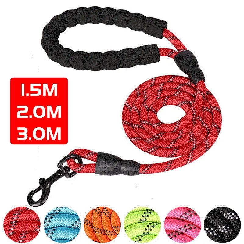 Heavy Duty Reflective  Dog Pet Leash Rope