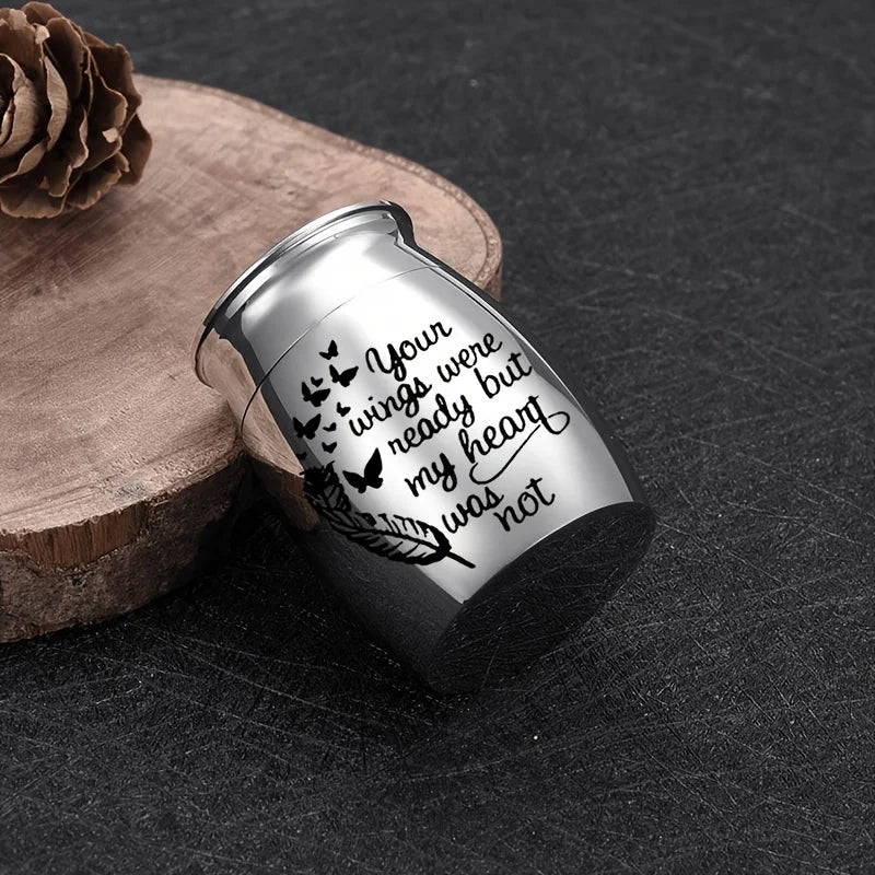 Aluminum Alloy Small Pet Keepsake Urn for Cat or Dog Ashes