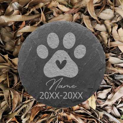 Custom Pet Cat & Dog Memorial Stone