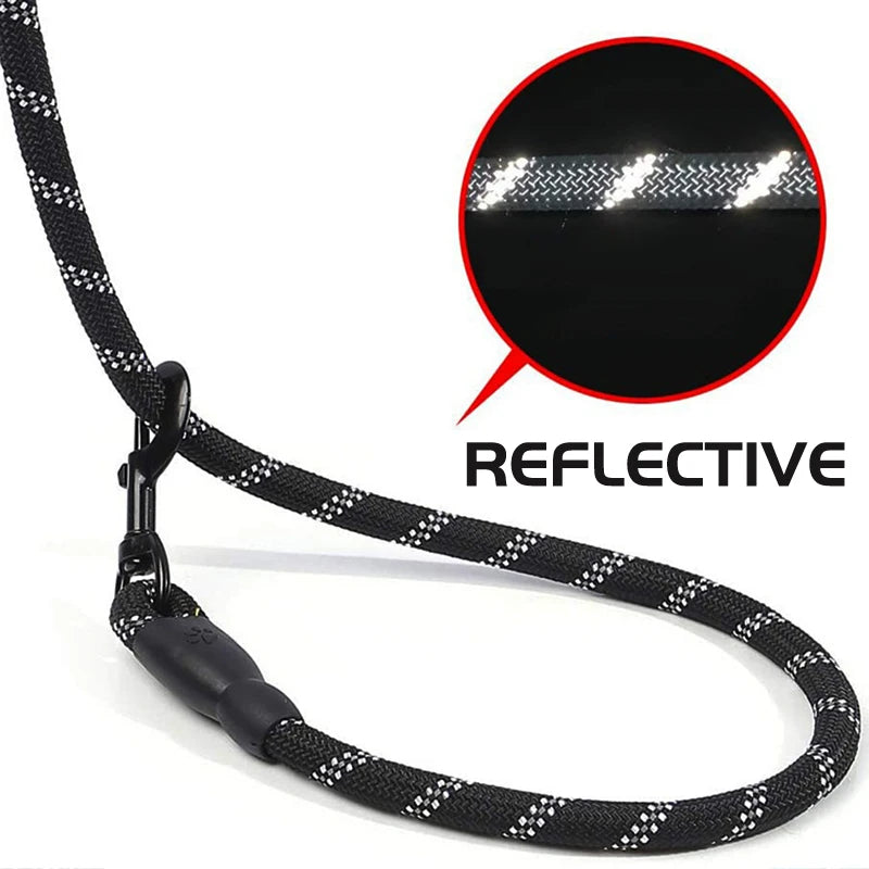 Heavy Duty Reflective  Dog Pet Leash Rope