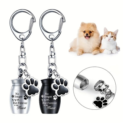 Dog/Cat Pet Urn Keychain for Ashes Keepsake