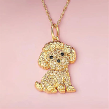 Poodle Pendant Necklace Gift for Dog Lovers