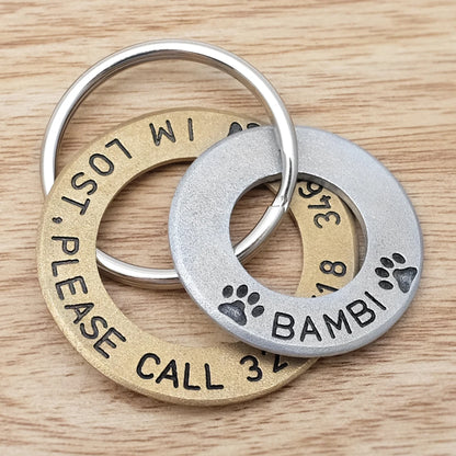 Personalized Pet Parent Gift Cat & Dog Tag