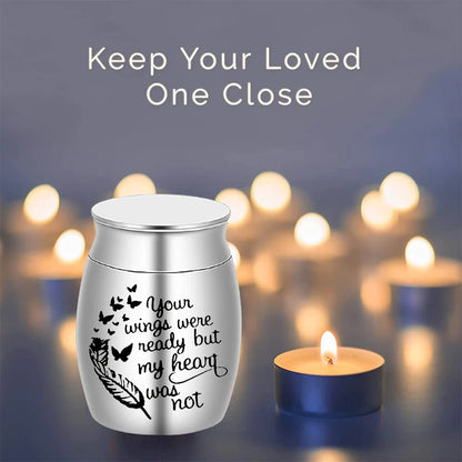 Aluminum Alloy Small Pet Keepsake Urn for Cat or Dog Ashes