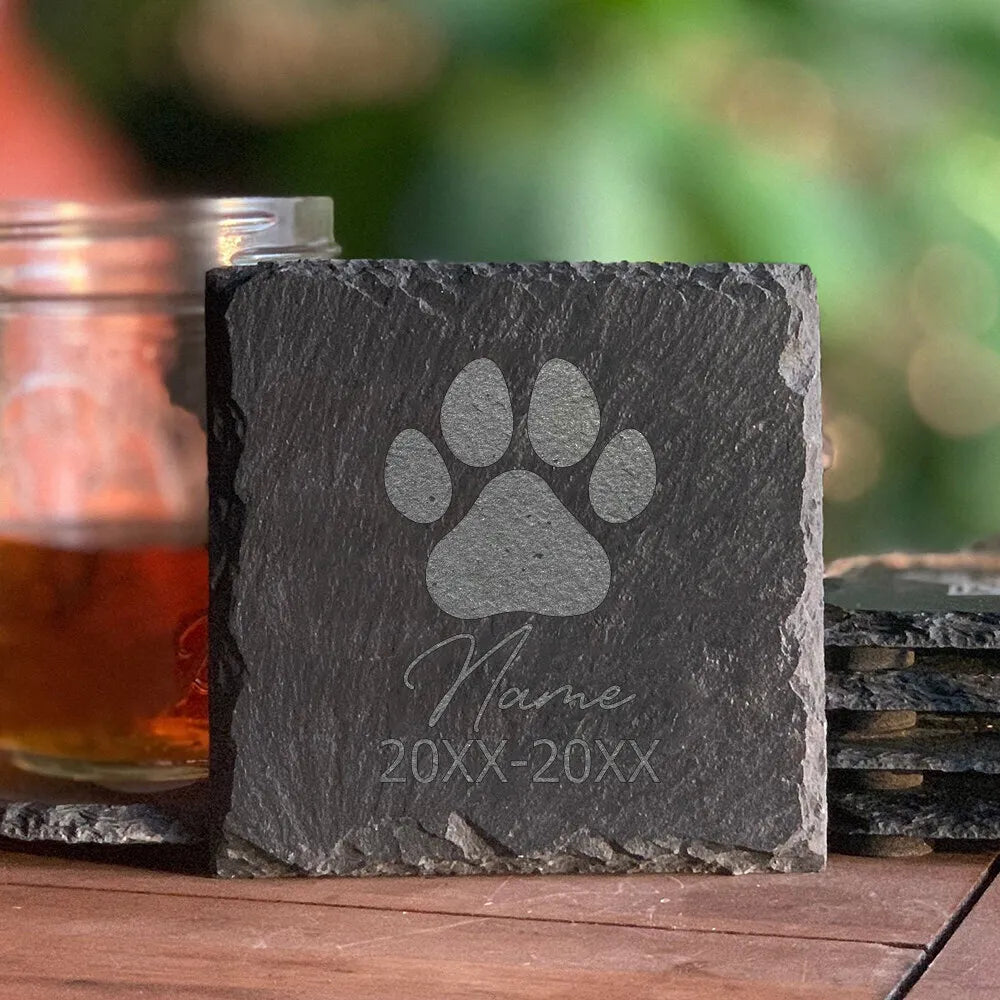 Custom Pet Cat & Dog Memorial Stone