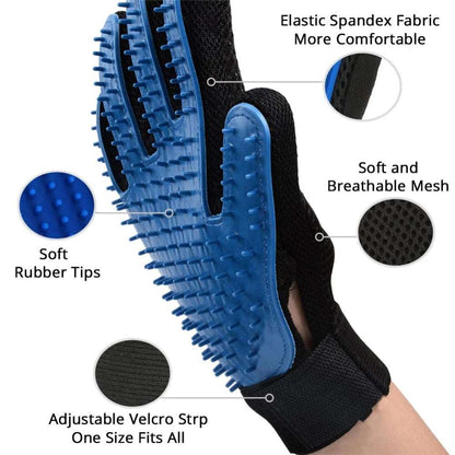 Pet Grooming Brush Glove - Petful Mode