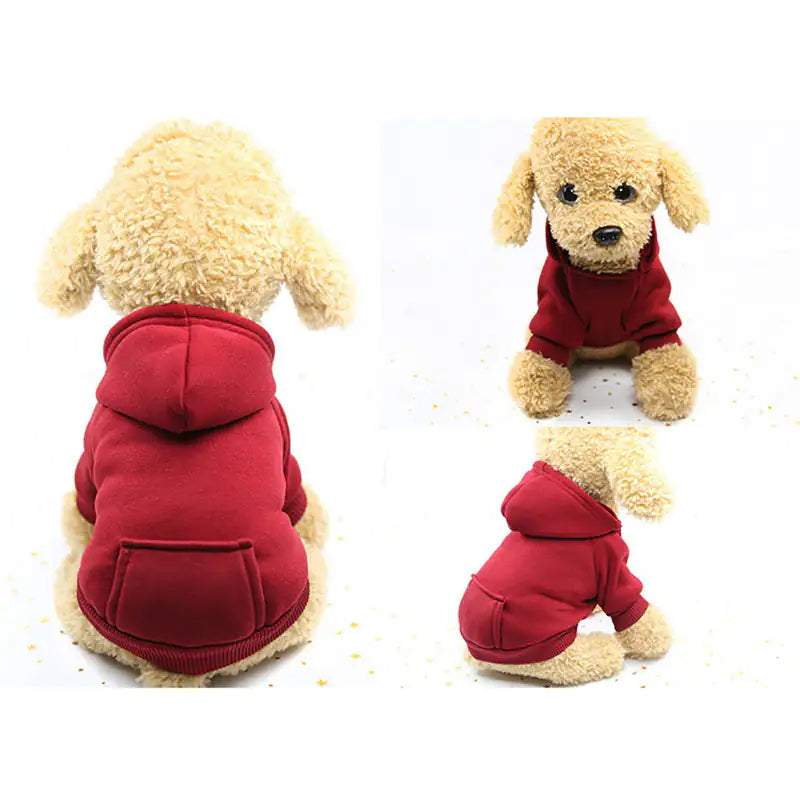 Soft Fleece Pet Dog Hoodie - Petful Mode