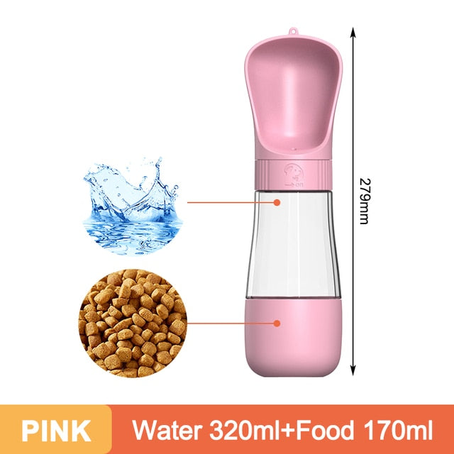 2-in-1 Portable Pet Water Bottle - Petful Mode